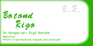 botond rigo business card